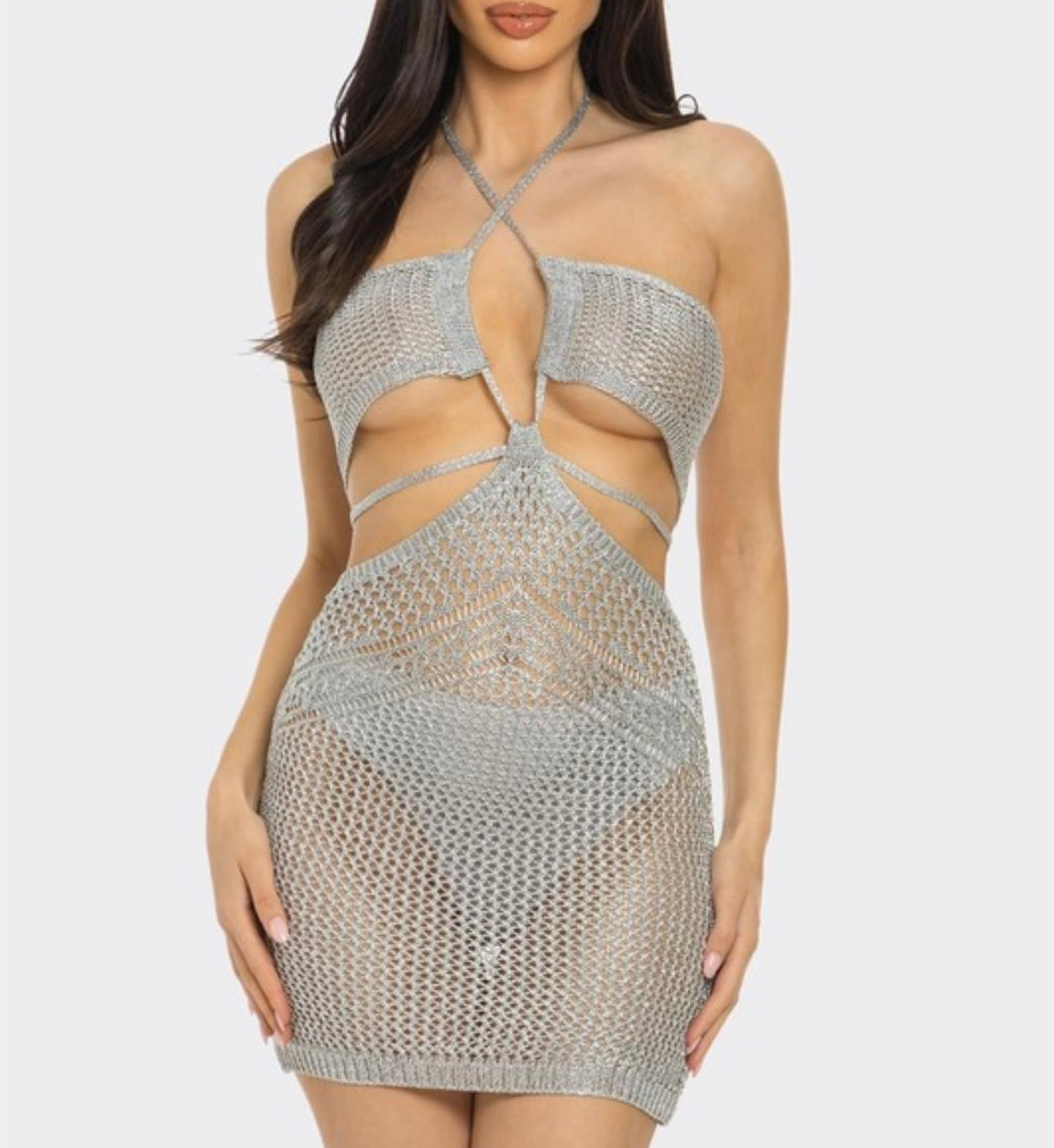 Magic - dress silver