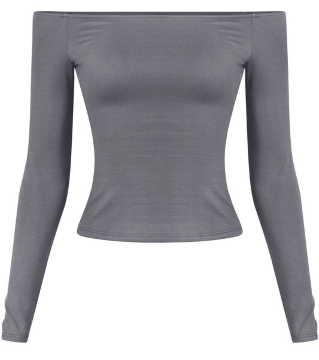 Essential - top charcoal