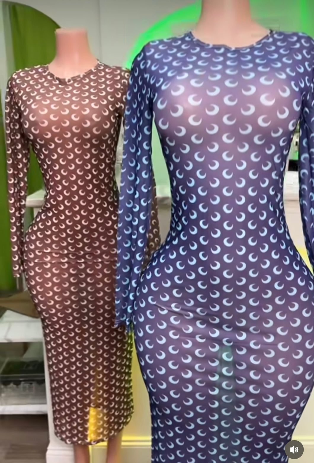 Brown moon  -  dress brown