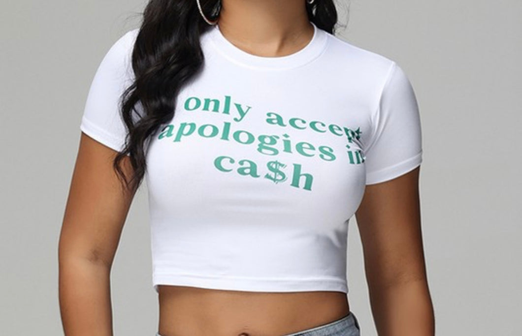 Only in cash - t shirt