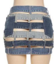 Load image into Gallery viewer, Demin - skirt blue
