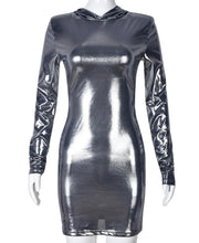 Load image into Gallery viewer, Live- silver dress
